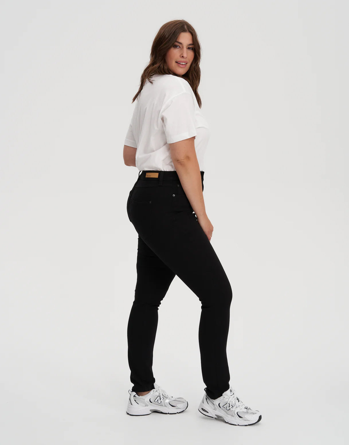 Jeans coupe skinny Rachel 30" - noir Yoga jeans 3 de 6