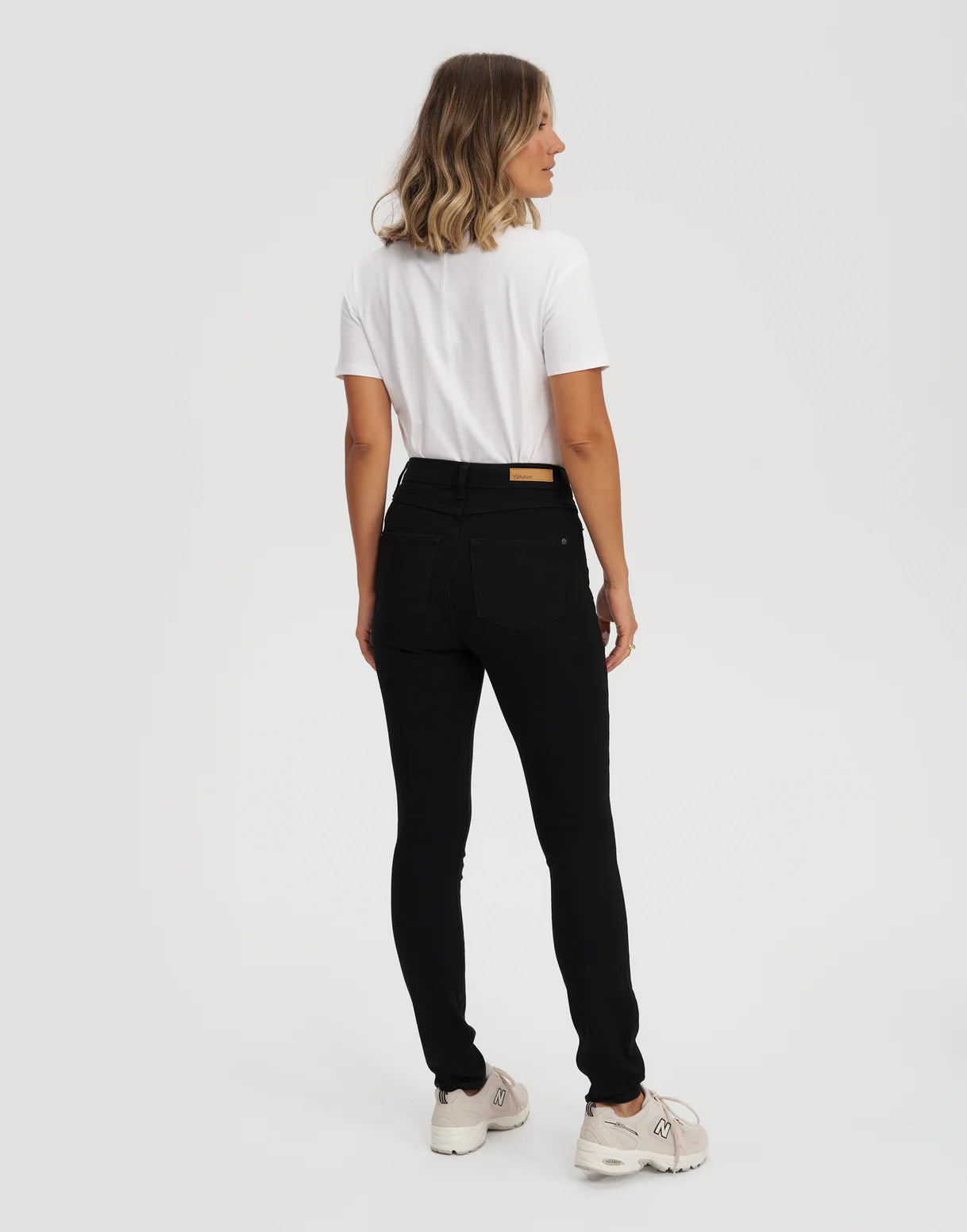Jeans coupe skinny Rachel 30" - noir Yoga jeans 6 de 6