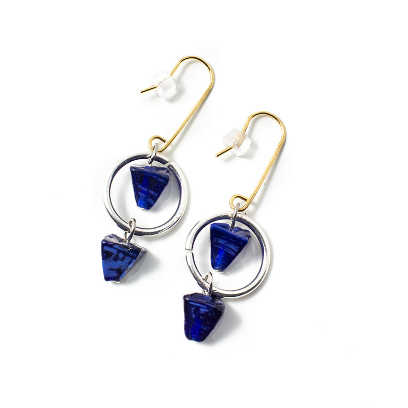 Jisy blue earrings
