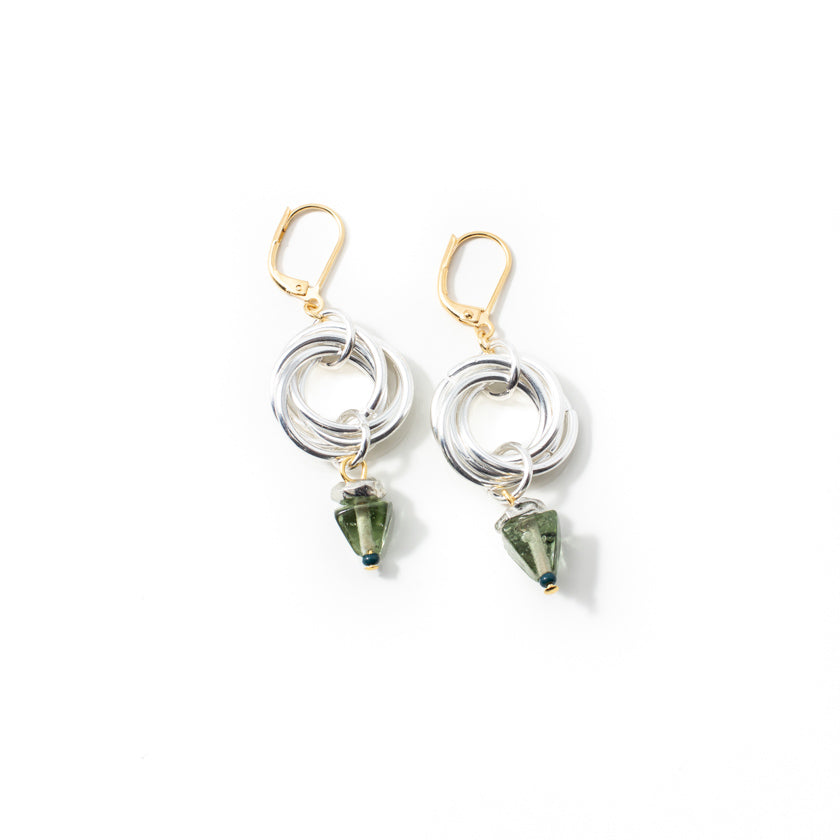 Jilka Earrings - Sage Green