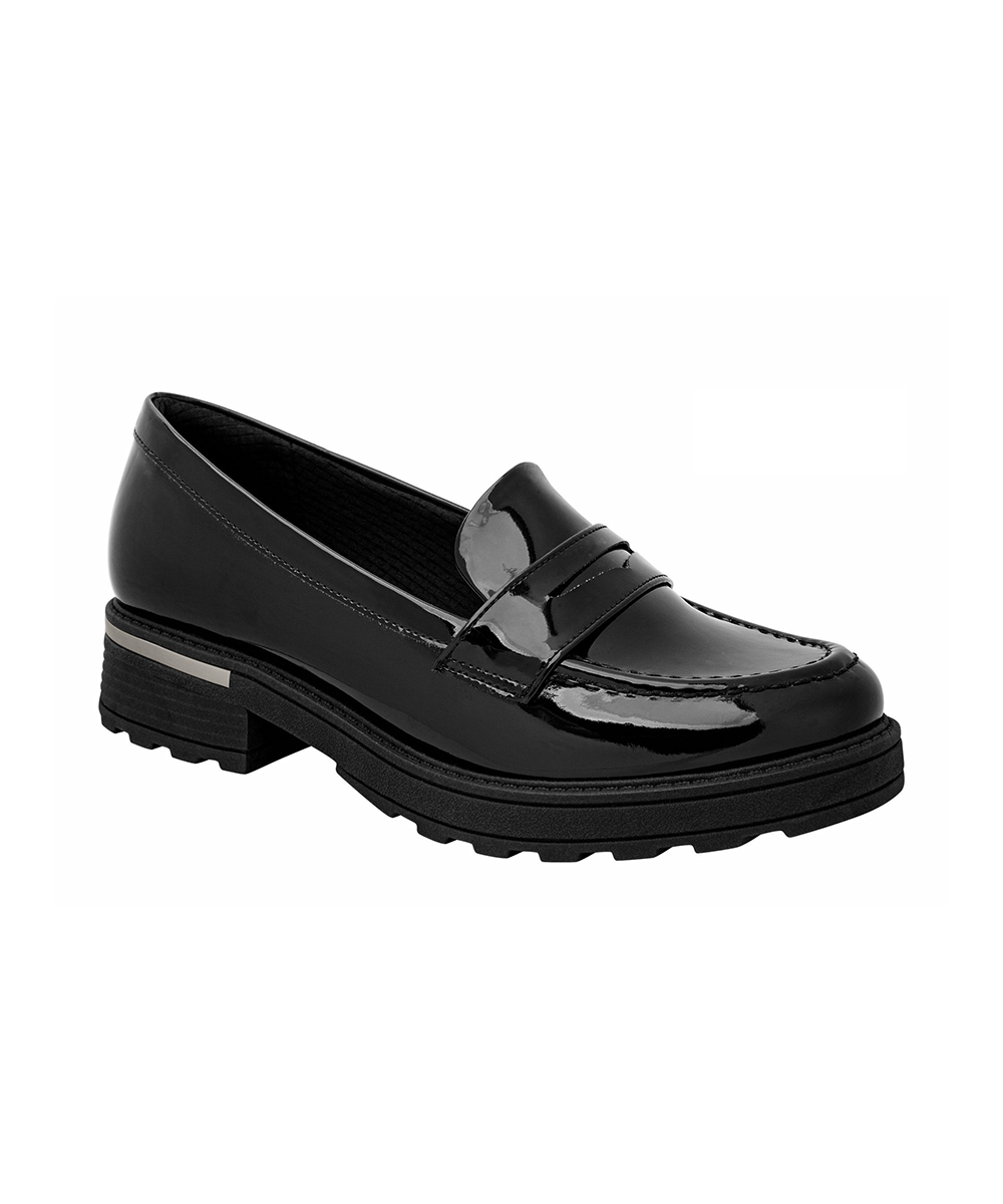 Anabelle Loafer - Black Patent