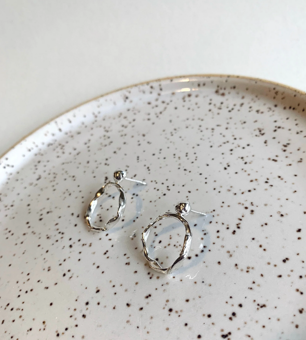 Yann silver earrings