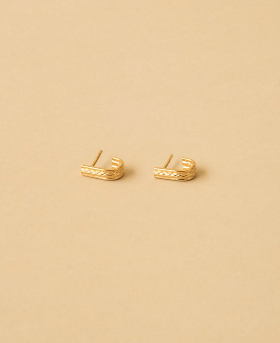 Hauban gold earrings