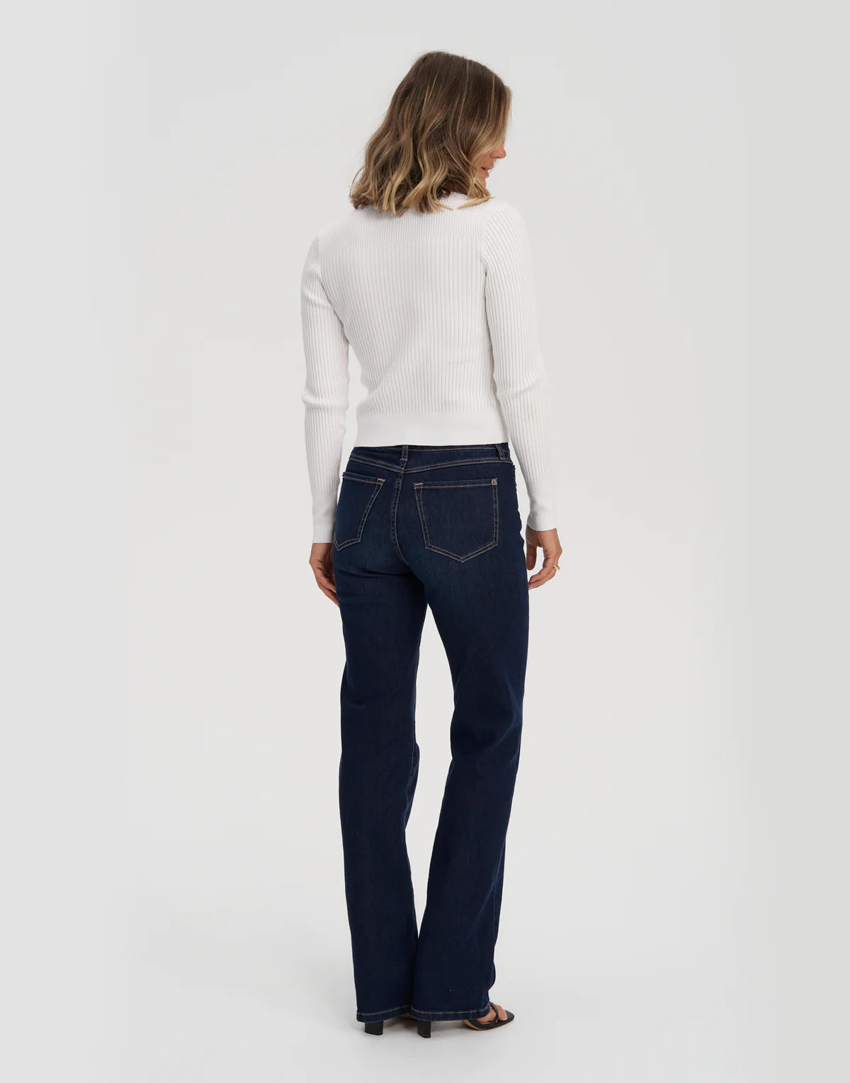 Jeans straight cut Chloe 34-blue DK Indie
