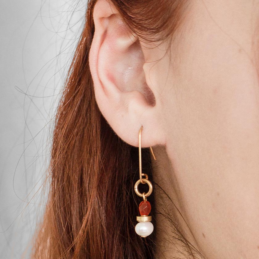 Bruxelle terra earrings