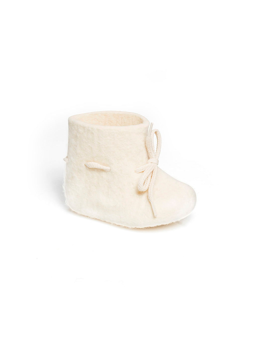 Merino wool shoe for newborn