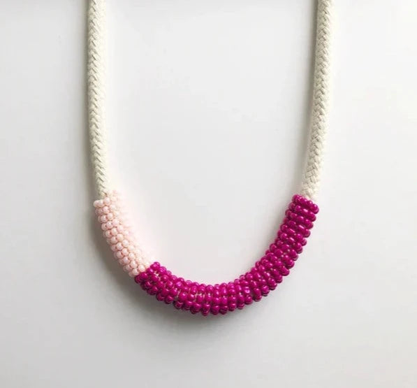 Fuschia Charlotte necklace