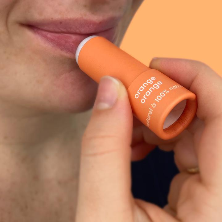 Orange lip balm